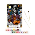 Poster Metallico Fai-da-te per Halloween del Trickster