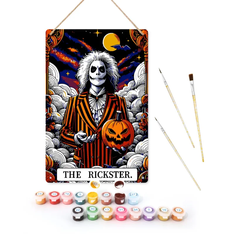 Das Rickster Halloween Metal Poster