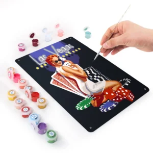 Las Vegas Gør-det-selv Bar Metal Plakat