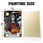 Poster Metallico Fai-da-te per Halloween del Trickster