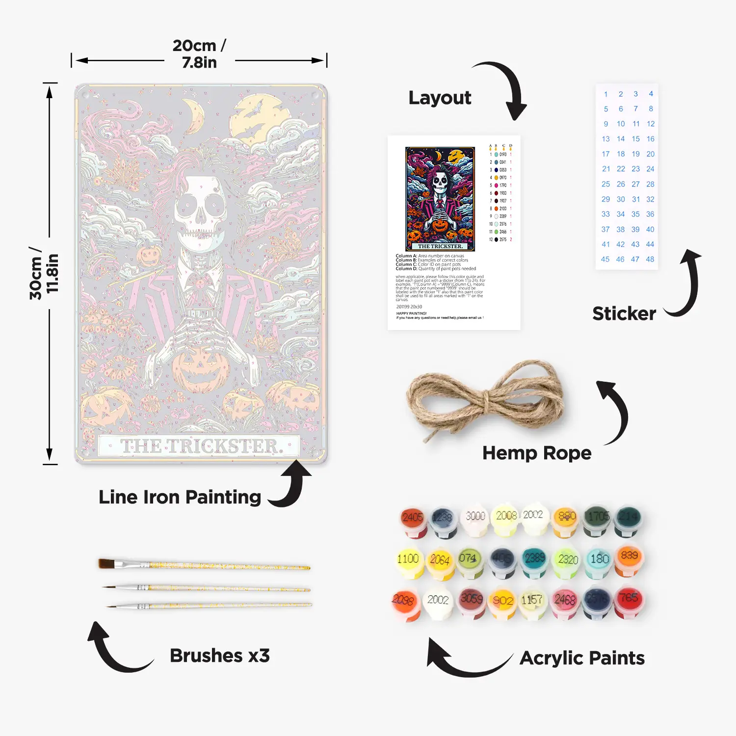 Spooky Trickster DIY Metallkunst 1 Spooky Trickster DIY Metal Art