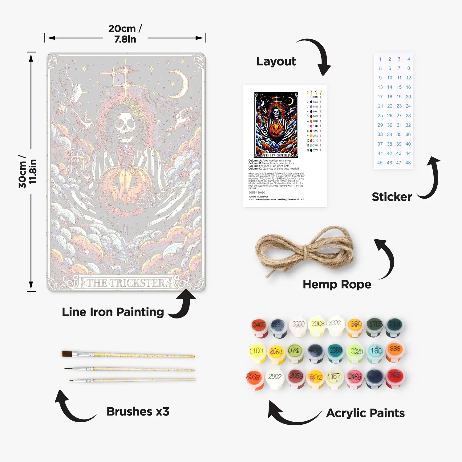 The Trickster - DIY-metallaffisch 1 The Trickster - DIY-metallaffisch