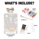 Poster Metallico Fai-da-te per Halloween del Trickster