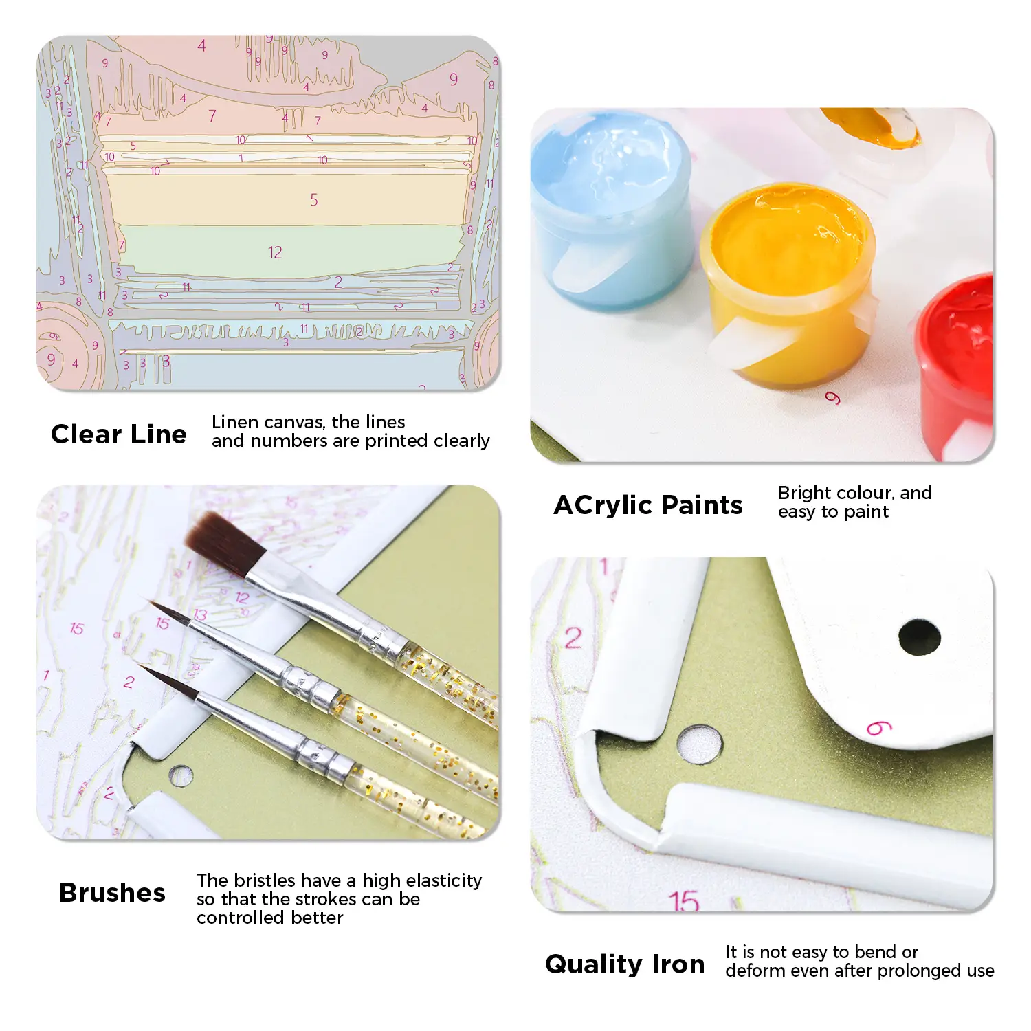 Skrämmande Docka Halloween DIY-metallaffisch 2 10 25 1 DIY-målningar - Mål efter nummer - Diamond Painting