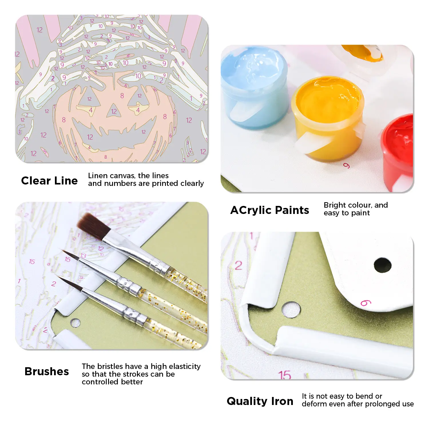 Spooky Trickster DIY Metallkunst 2 10 26 1 DIY Gemälde - Malen nach Zahlen - Diamantmalerei