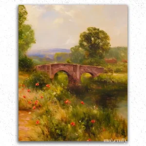 Best Paint by Numbers Kits for Adults and Kids 79 Die Brücke im Herbstwetter