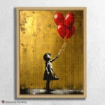 Baby Girl with Balloons