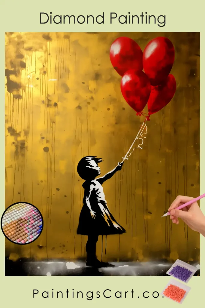 Baby Girl with Balloons 1 Baby Girl with Balloons