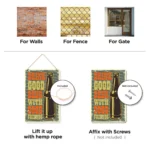 Poster Metallico Fai da Te Bevi Buona Birra