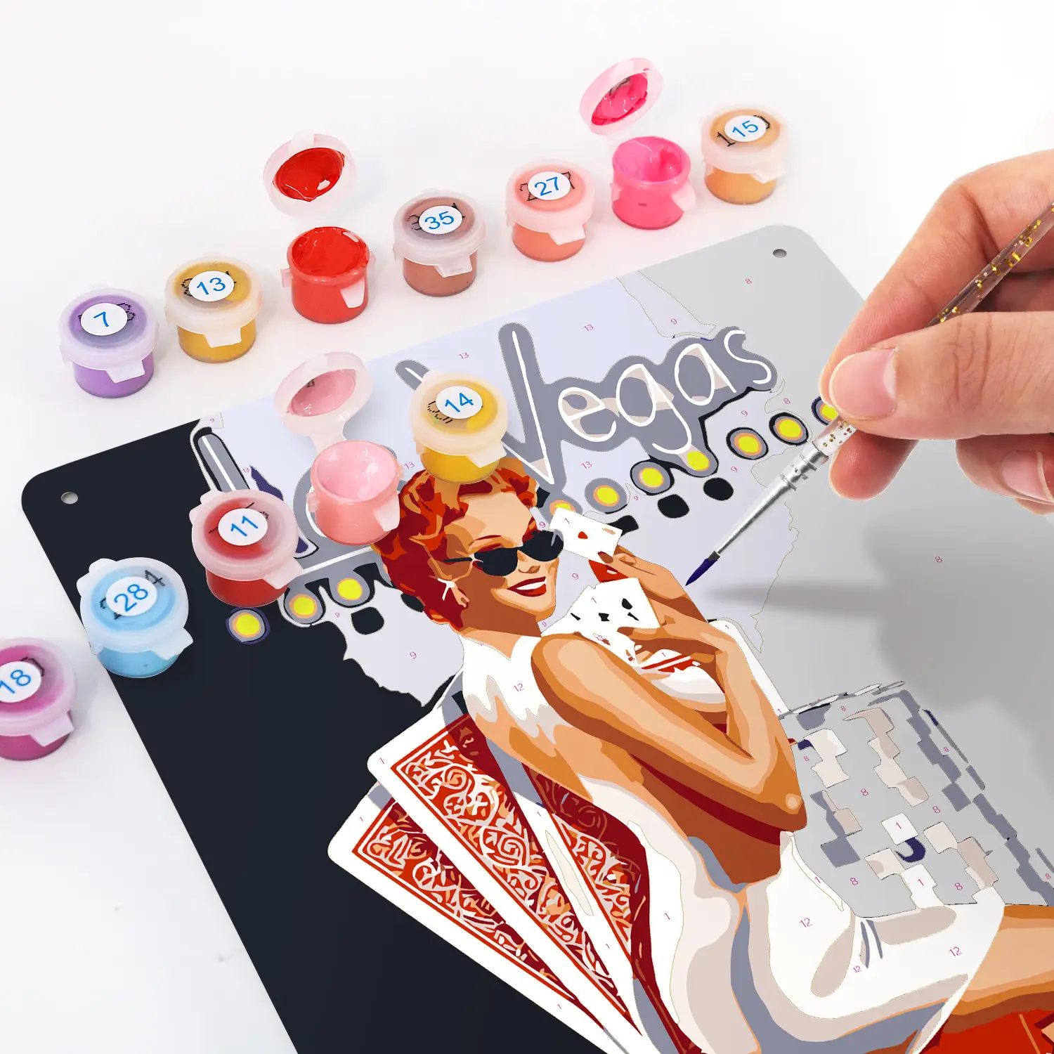 Las Vegas DIY Bar Metal Poster 3 17 18 1 DIY-malerier - Male efter numre - Diamond Painting