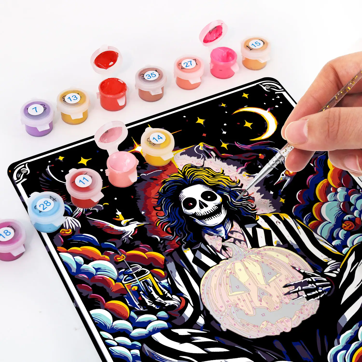 The Trickster - DIY-metallaffisch 3 17 20 1 DIY-målningar - Måla efter nummer - Diamond Painting