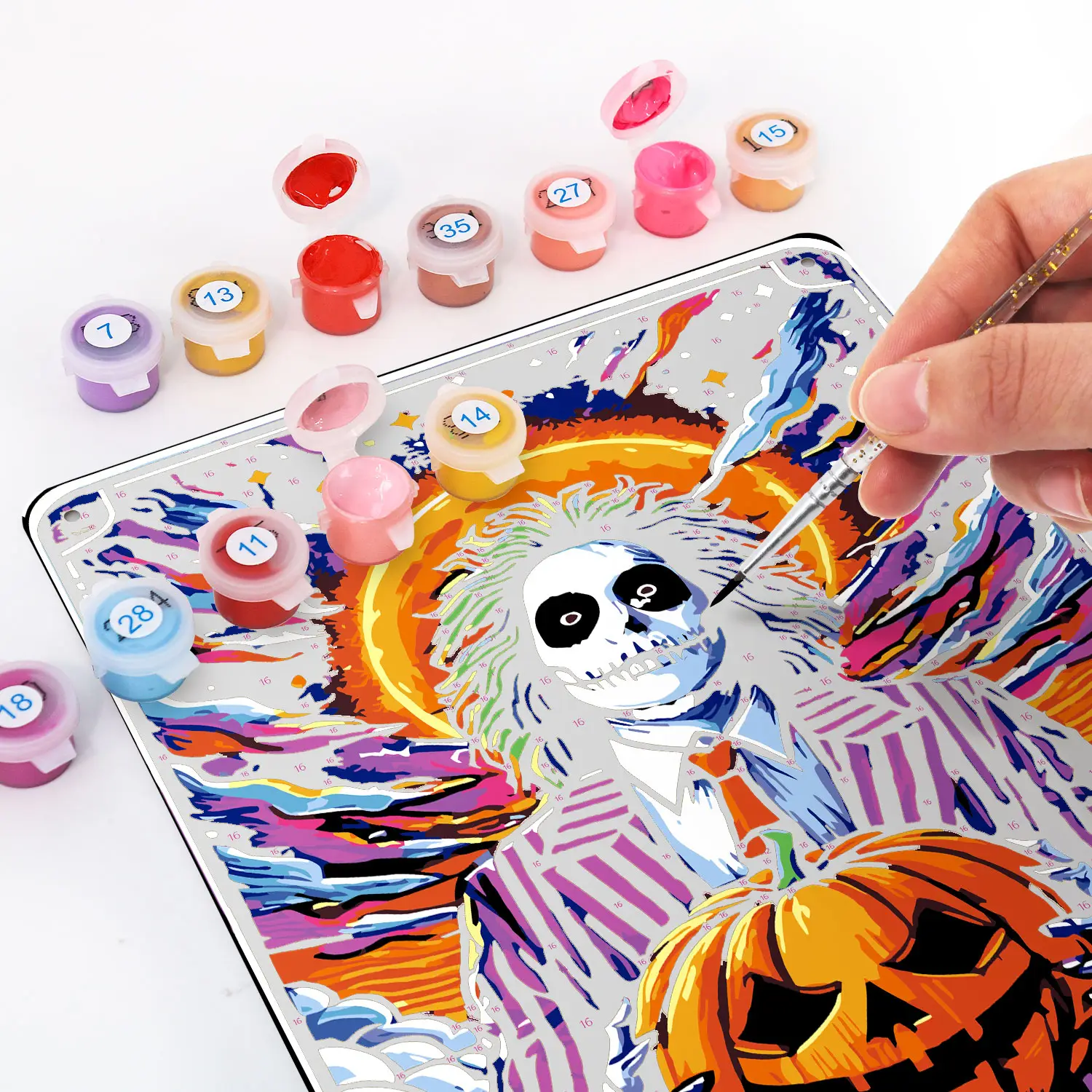 The Trickster Halloween - DIY Metal Poster 3 17 21 1 DIY schilderijen - Schilder op nummer - Diamond Painting