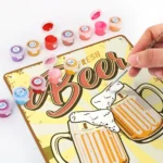 Bière Fraîche Meilleure en Ville DIY Peinture par Numéros