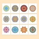 Beautiful Mandala Arts - 12 pcs
