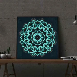 Diamond Paintings and Paint by Numbers 60 Rainbow Glow Mandala - Diamond Painting