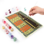 Poster Metallico Fai da Te Bevi Buona Birra