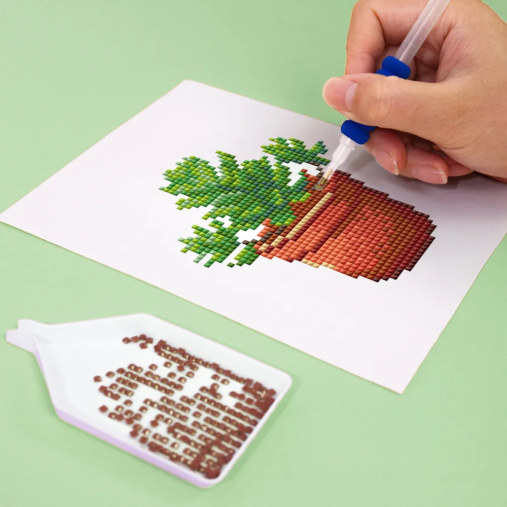 Plantes Vertes - Mini Peinture Diamant (Lot de 4 Pièces) 1 31352 Paint by numbers Diamond Painting webp 1 DIY paintings - Paint by numbers - Diamond Painting