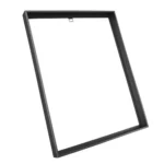 black aluminum frame