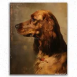 Hund i efterårsvejr