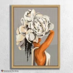 Prachtige Vrouw & Bloemen