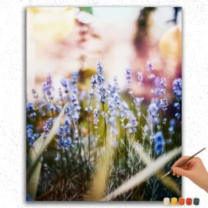 Purple Flowers in Fields