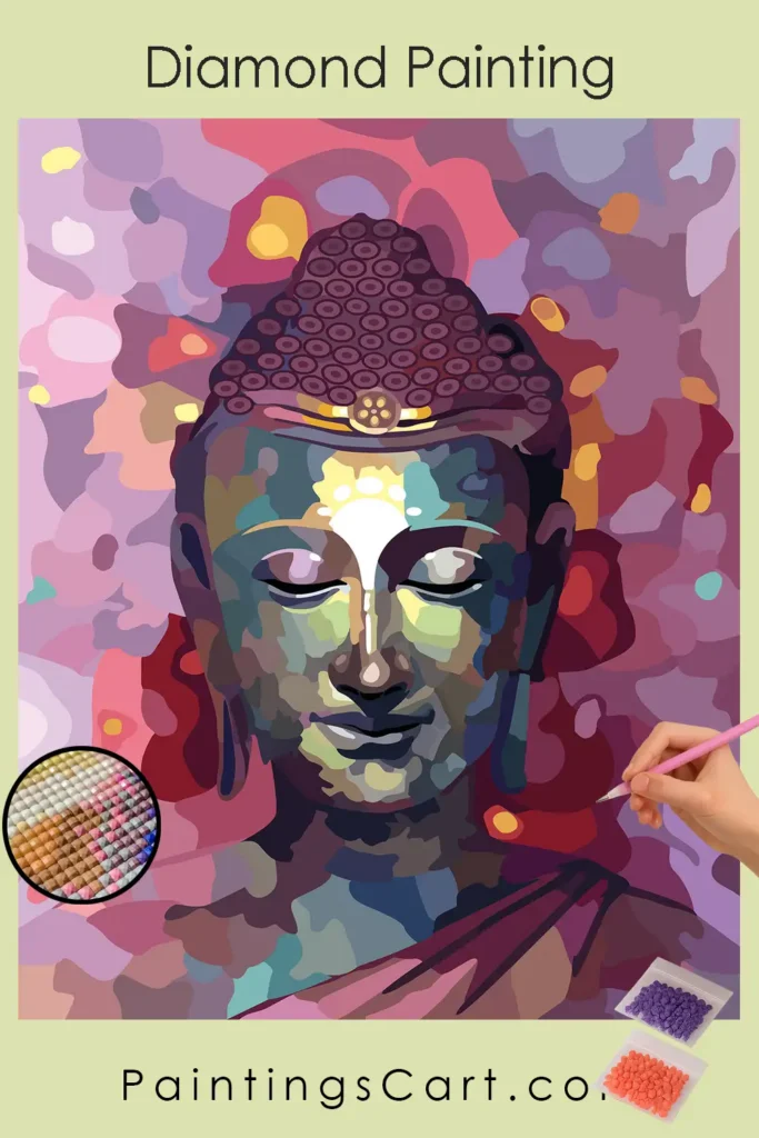 El Buda – Serenidad y Espiritualidad 1 562477 pin diamond painting paintingscart 683x1024 1 DIY paintings - Paint by numbers - Diamond Painting