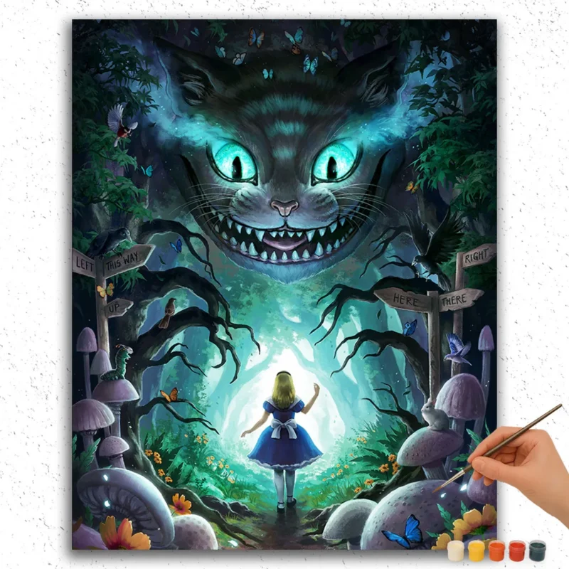 Mädchen in der verkehrten Welt