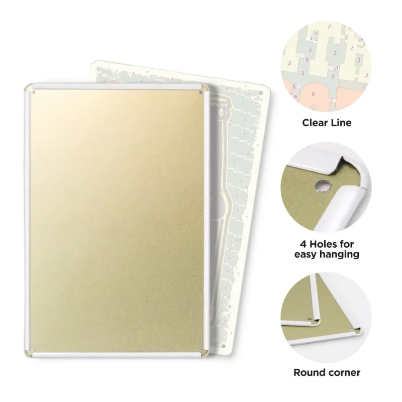 Poster Metallico Fai da Te Bevi Buona Birra