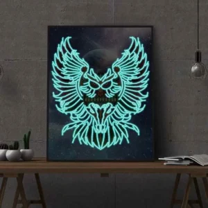 Guardian of the Night Owl - Luminous Diamond Painting
