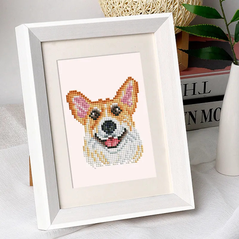Doggy Collection - Mini Diamond Painting (12-delt sæt) 1 71655 Paint by numbers Diamond Painting webp 1 DIY-malerier - Paint by numbers - Diamond Painting