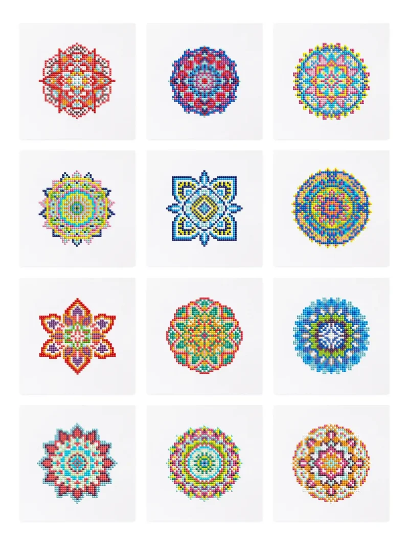 75600-Paint-by-numbers-Diamond-Painting-webp Colorful Mandala art 12pcs