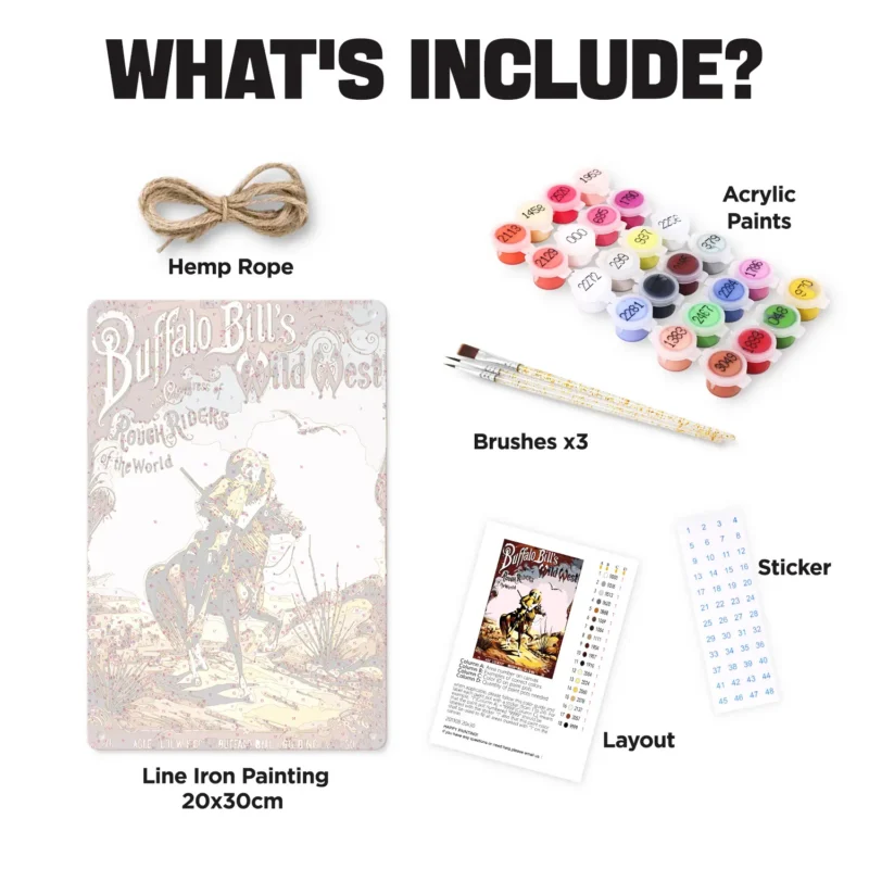 Rough Riders DIY Metal Poster