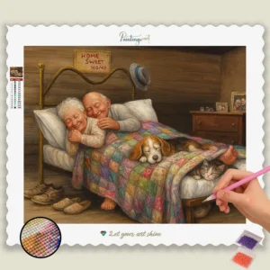 Diamond Painting Kits: 5D Diamond Art & Custom Kits | PaintingsCart 7 Ewige Liebe - Altes Paar