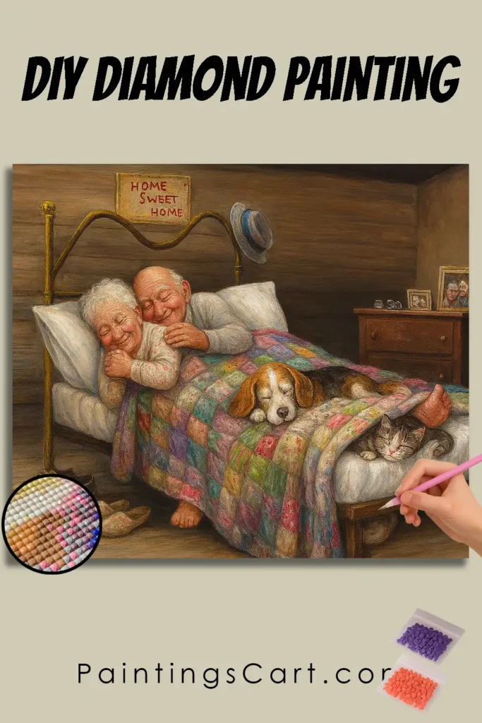 Eternal Love - Elderly Couple 1 85132300 1c18 4e8a b017 7011c95e2d1c pin diamond painting paintingscart 683x1024 1 DIY paintings - Paint by numbers - Diamond Painting