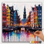 Colorful European City