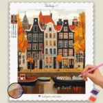 Schöne Gebäude in Amsterdam