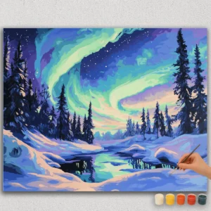 Belle Aurore et Arbres