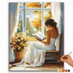 Ragazza in Abito Bianco