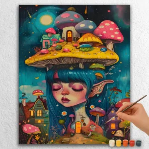 Best Paint by Numbers Kits for Adults and Kids 77 Le Moineau et les Fleurs d'Automne