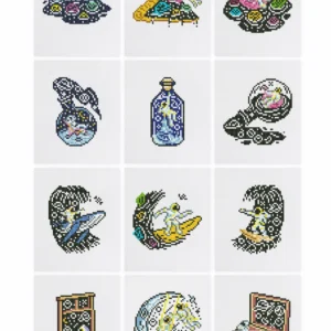 Cosmic Voyage - Mini Diamond Painting (12-Pack)