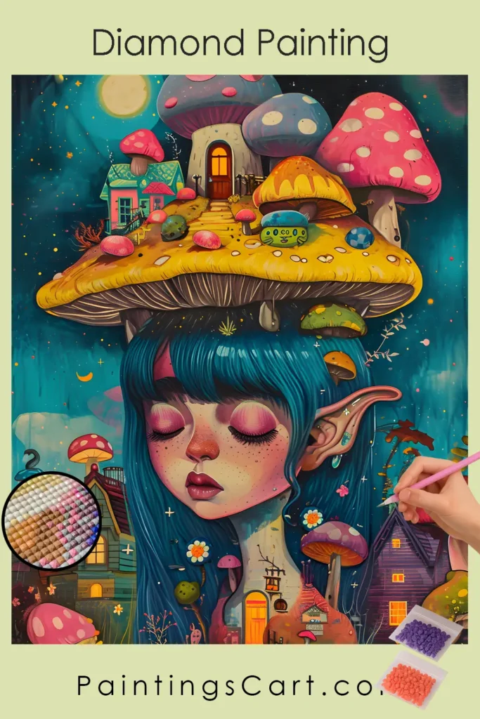 Pilzhaus psychedelische Welt