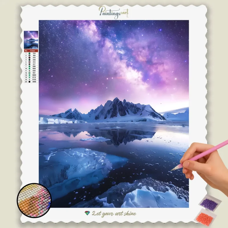 AURORA-4_base-diamond-painting-paintingscart Vibrant Aurora