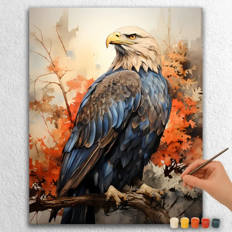 Vibrant Eagle i Alaska