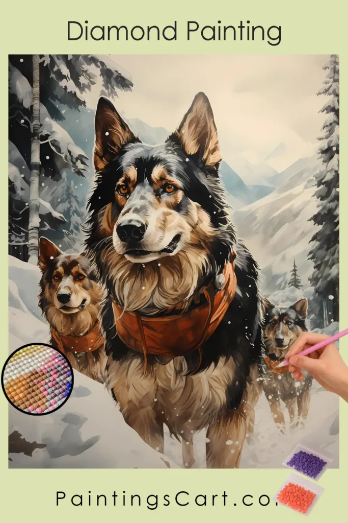 Chiens Adorables dans la Neige 1 Chiens Mignons dans la Neige