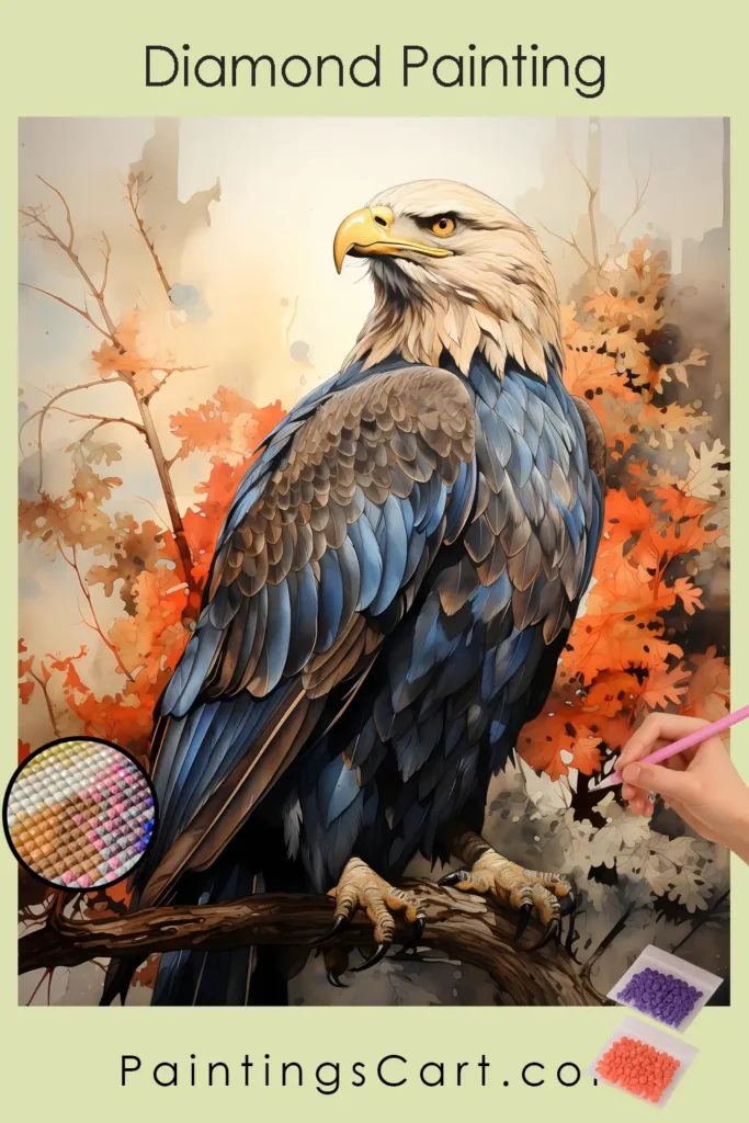 Majestic Eagle 1 Aigle assis sur une branche