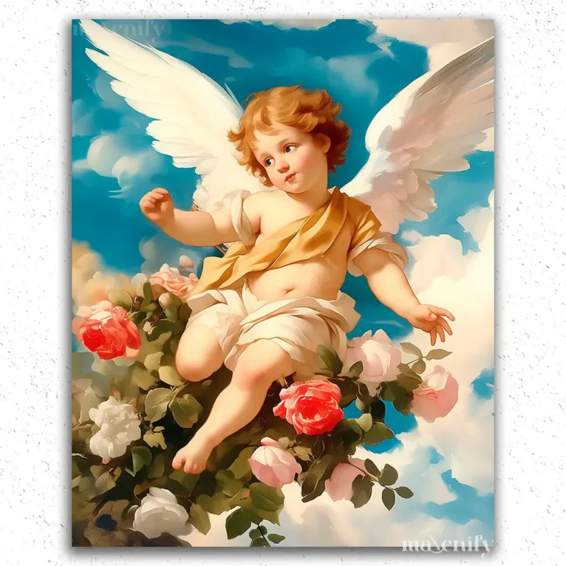 Angel-Paint-By-Numbers-Diamond-Paintings-angel-5.jpg Ange et Fleurs