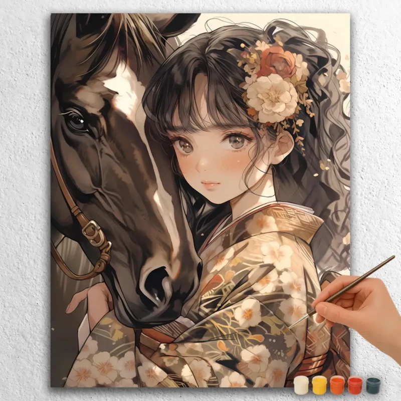 Anime-Horse-5080 Il Cavallo e la Ragazza