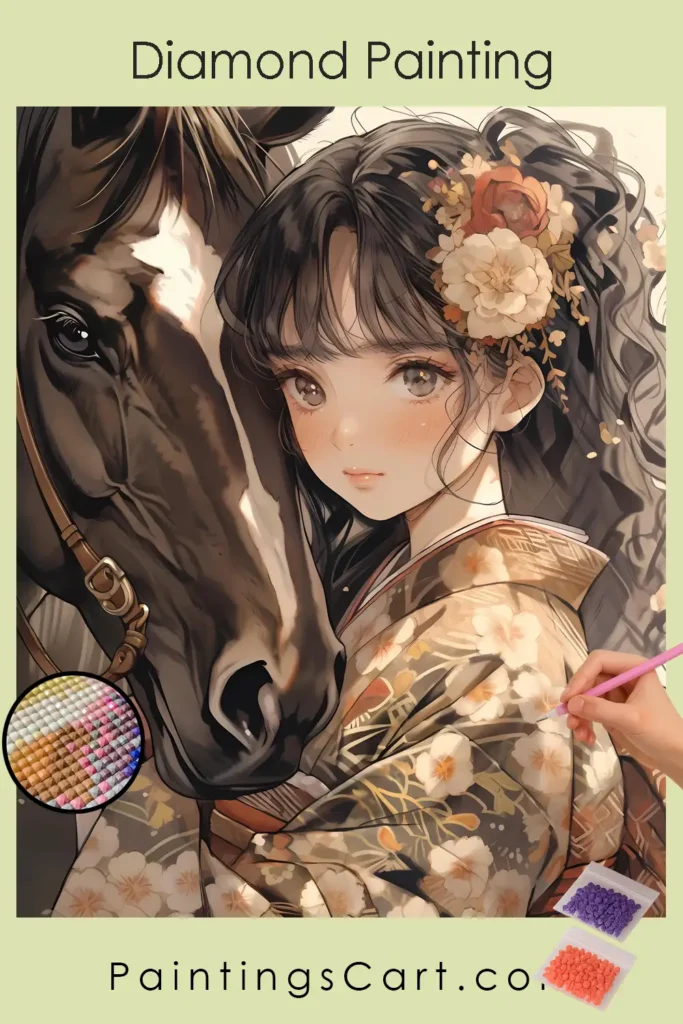 Cheval et Fille (Style Anime) 1 Cheval et Fille Anime