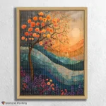 Abstrakte Berge & Bäume