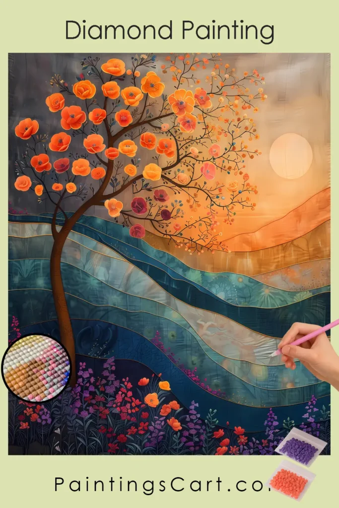 Abstract Mountains and Trees